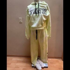 NWT VS Pink jogger set, limited edition tie dye